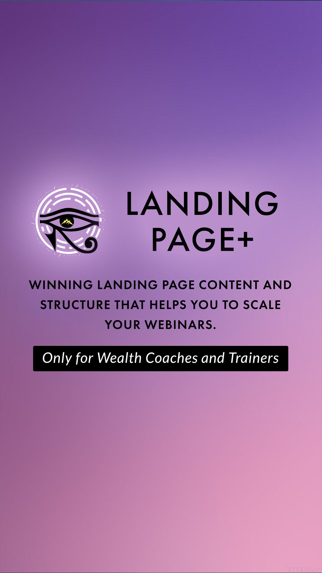 Skadooosh LandingPage+ (Wealth Coaches)